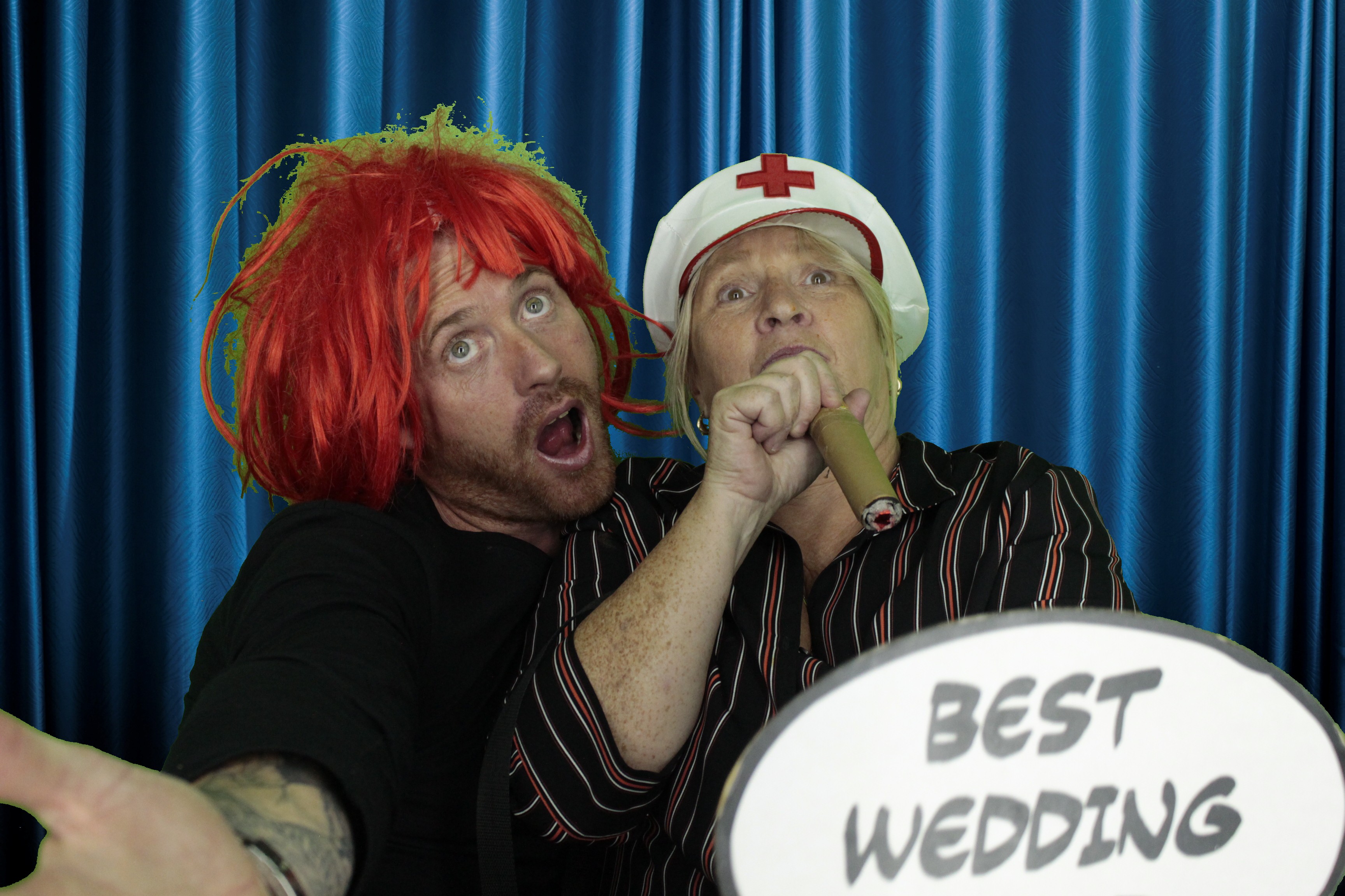 Hazel & Luke's Wedding | View more photos from the event at gallery.myphotoboothexperience.co.uk/u/MyPhotoBoothExperienceLtd/Hazel-Lukes-Wedding
